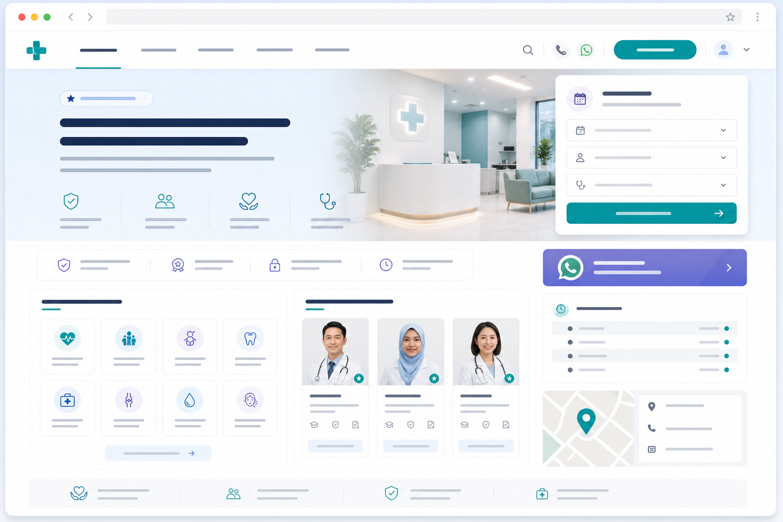 Clinic and Healthcare Websites Malaysia That Build Patient Trust website preview