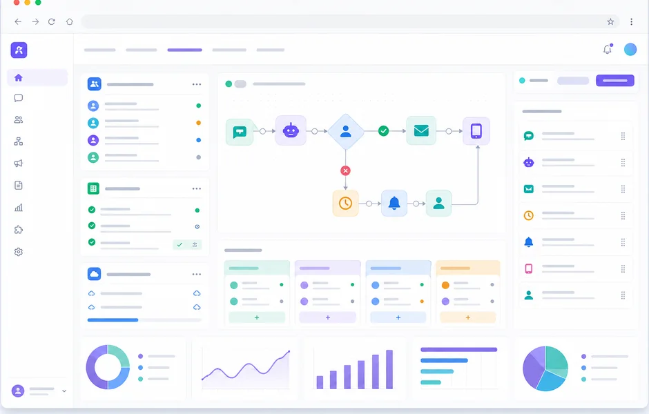 AI automation Malaysia connected business workflow and approval dashboard
