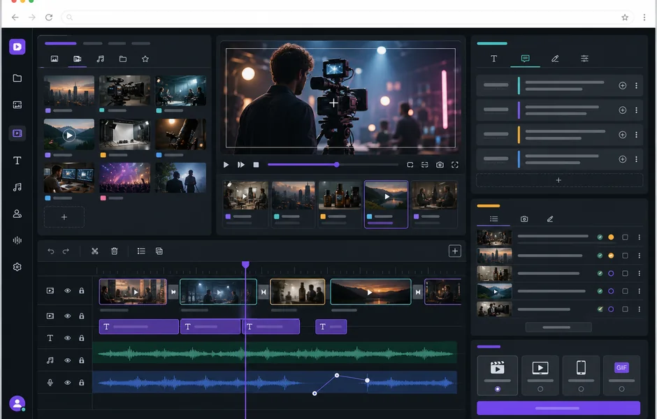 Video production Malaysia editing timeline and campaign preview