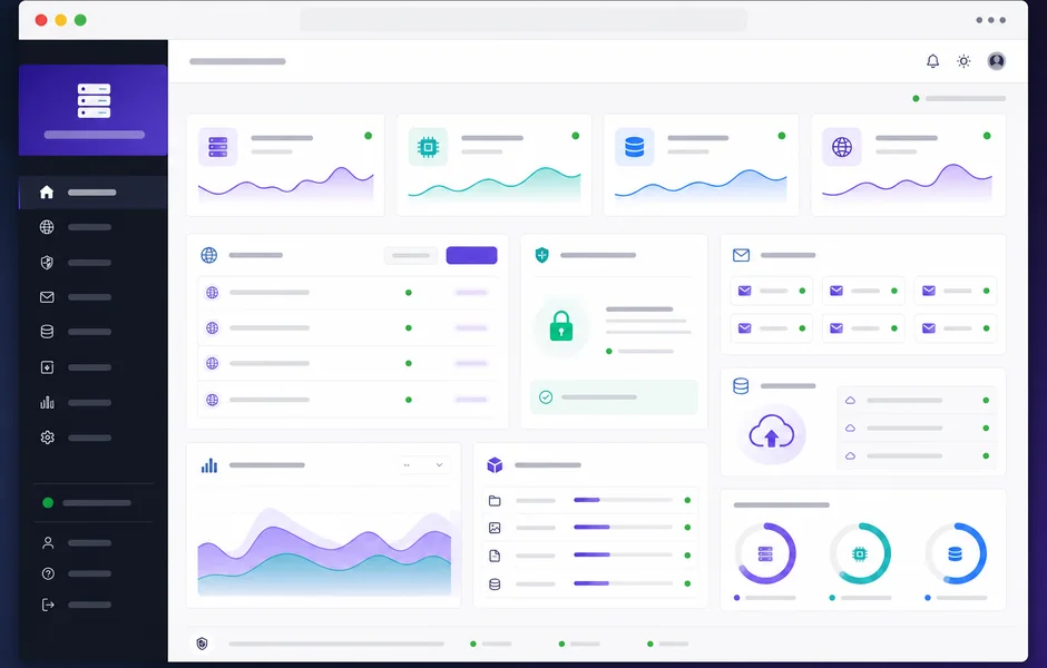 Web hosting Malaysia performance and server management dashboard